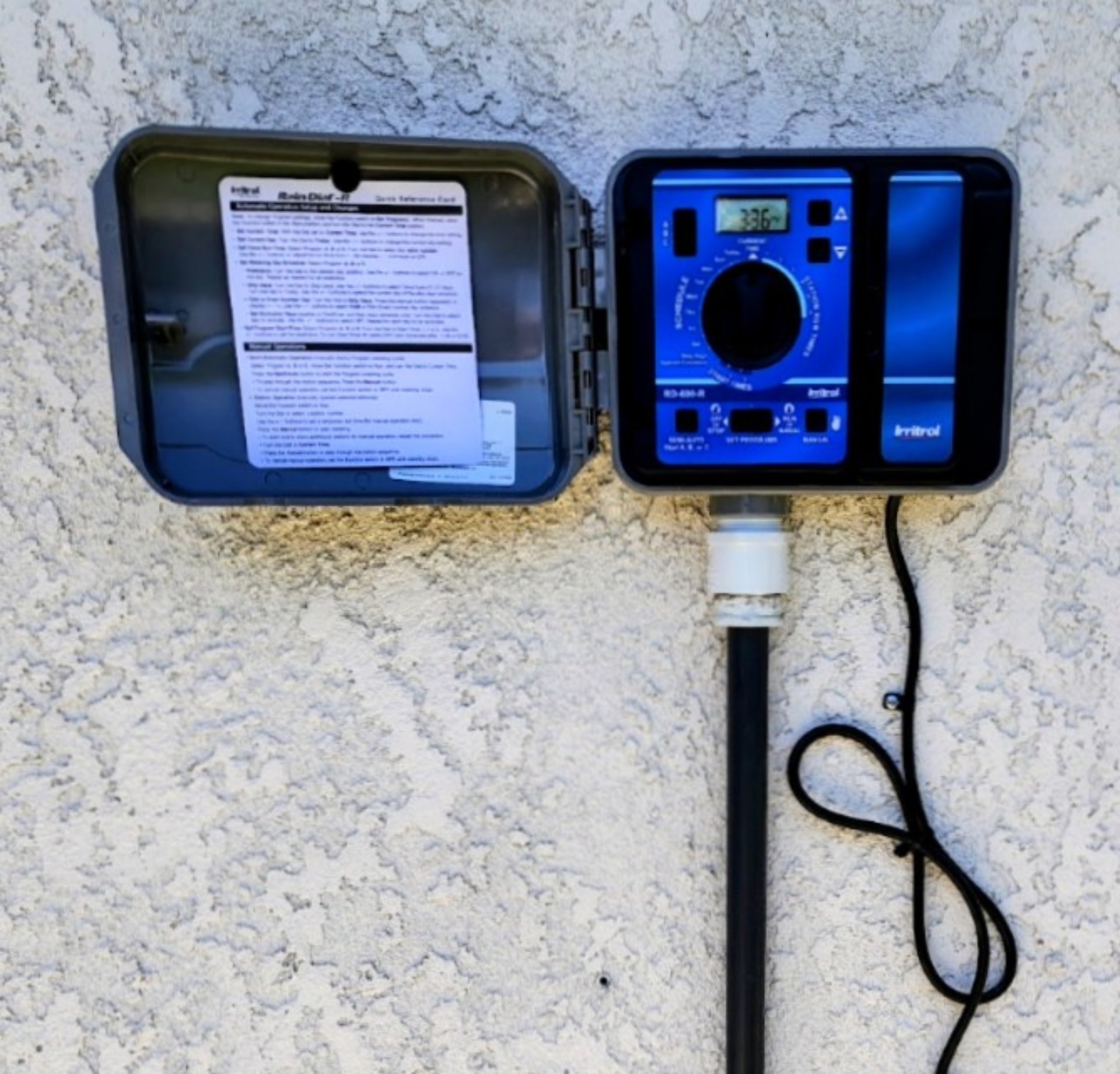Boxer Plumbing irrigation timer installation