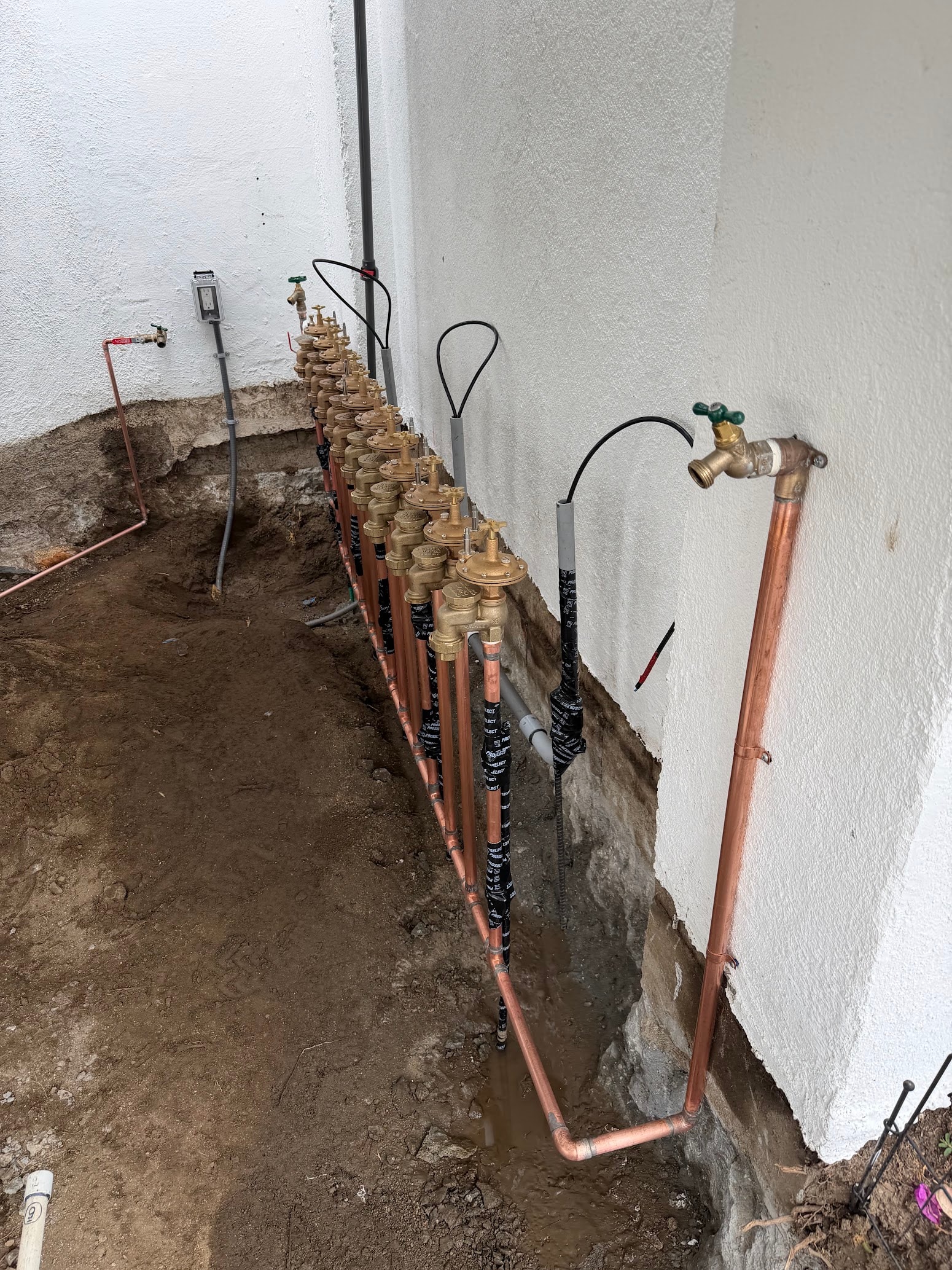Boxer Plumbing valves installation